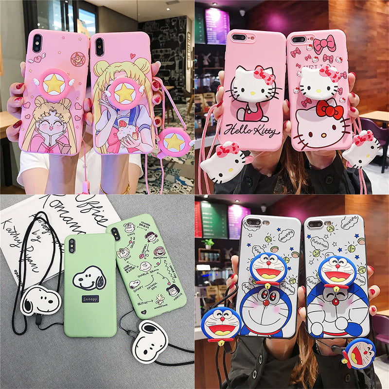 Funda para Teléfono de Snoopy con Soporte y Protector