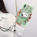 Funda para Teléfono de Snoopy con Soporte y Protector