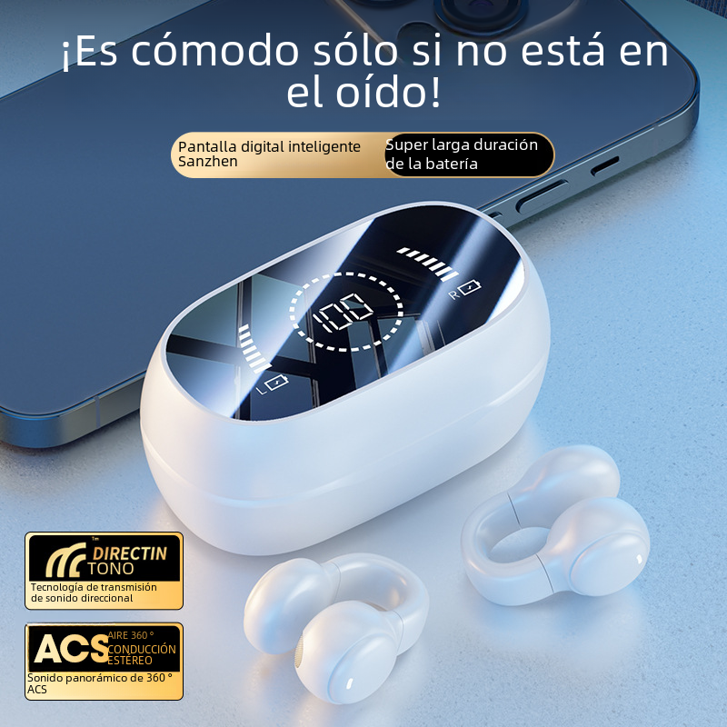 Auriculares Bluetooth M55 de Conducción Ósea para Deportes